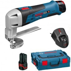 BOSCH GSC 12V-13 skardos žirklės 2x2 Ah L-Boxx